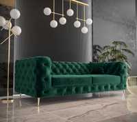 Sofa Boston Chesterfield Elegancka Pikowana Luksusowa