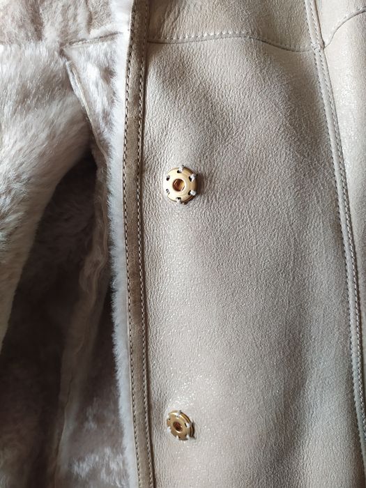 Дублёнка, натуральная, лёгкая размер M, ТОРГ