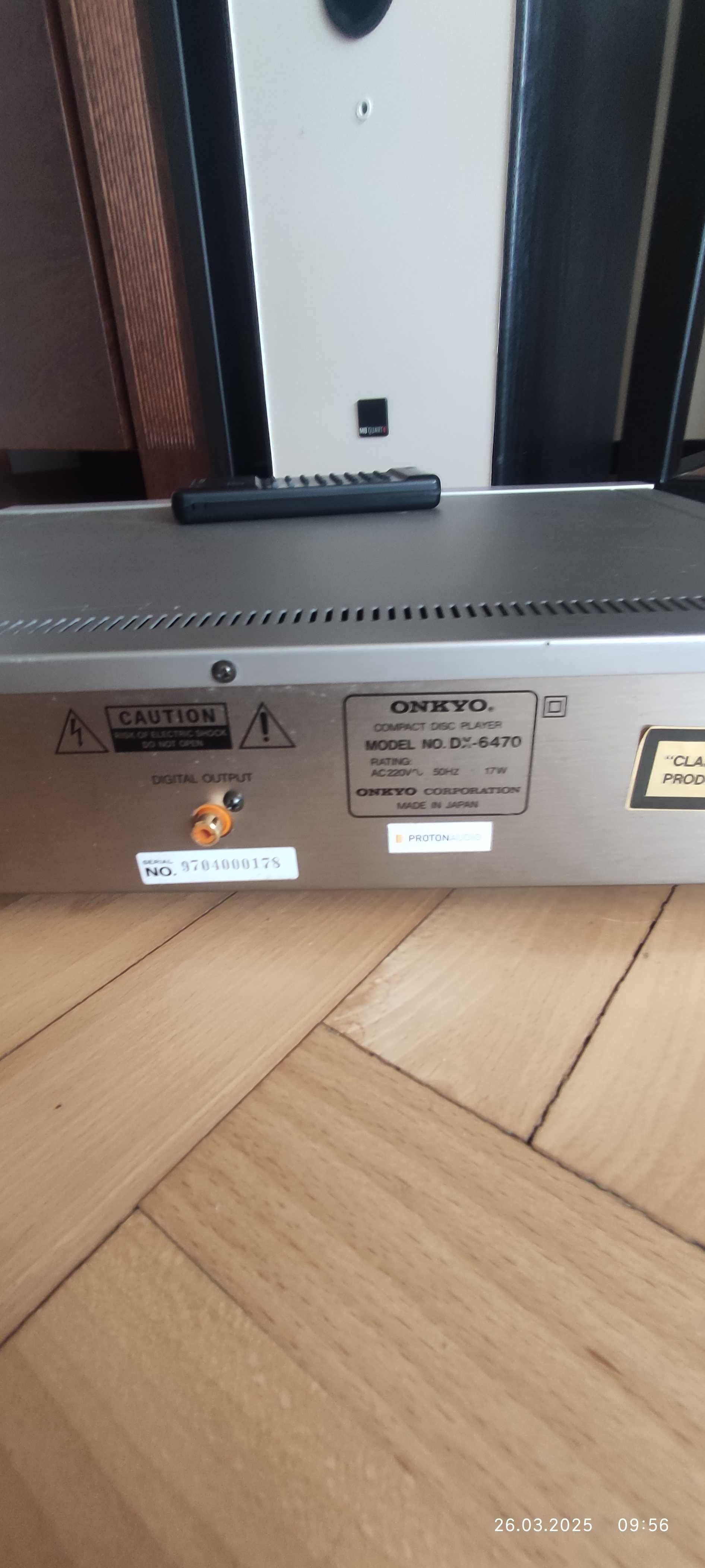 Odtwarzacz CD - ONKYO DX-6470 High-End