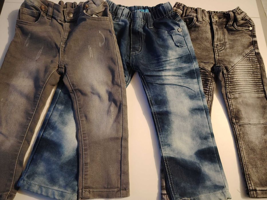 Spodnie jeans zestaw 6 par dla chłopca 92 98H&m