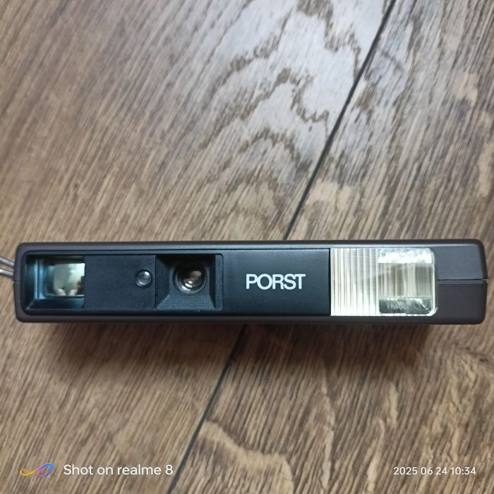 Aparat analogowy Porst Blitzpocket 400E + oryginalne etui