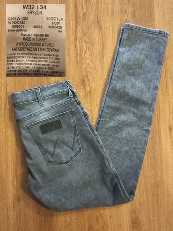 Nowe, męskie jeansy Wrangler. Bryson, rozmiar  32 / 34