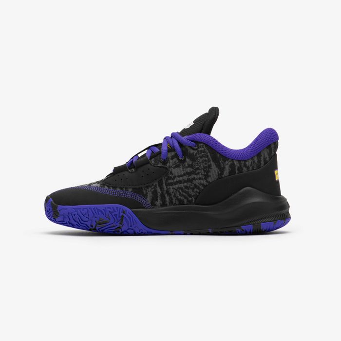Botas de Basquetebol Criança NBA Lakers FAST 900 LOW-1 Preto