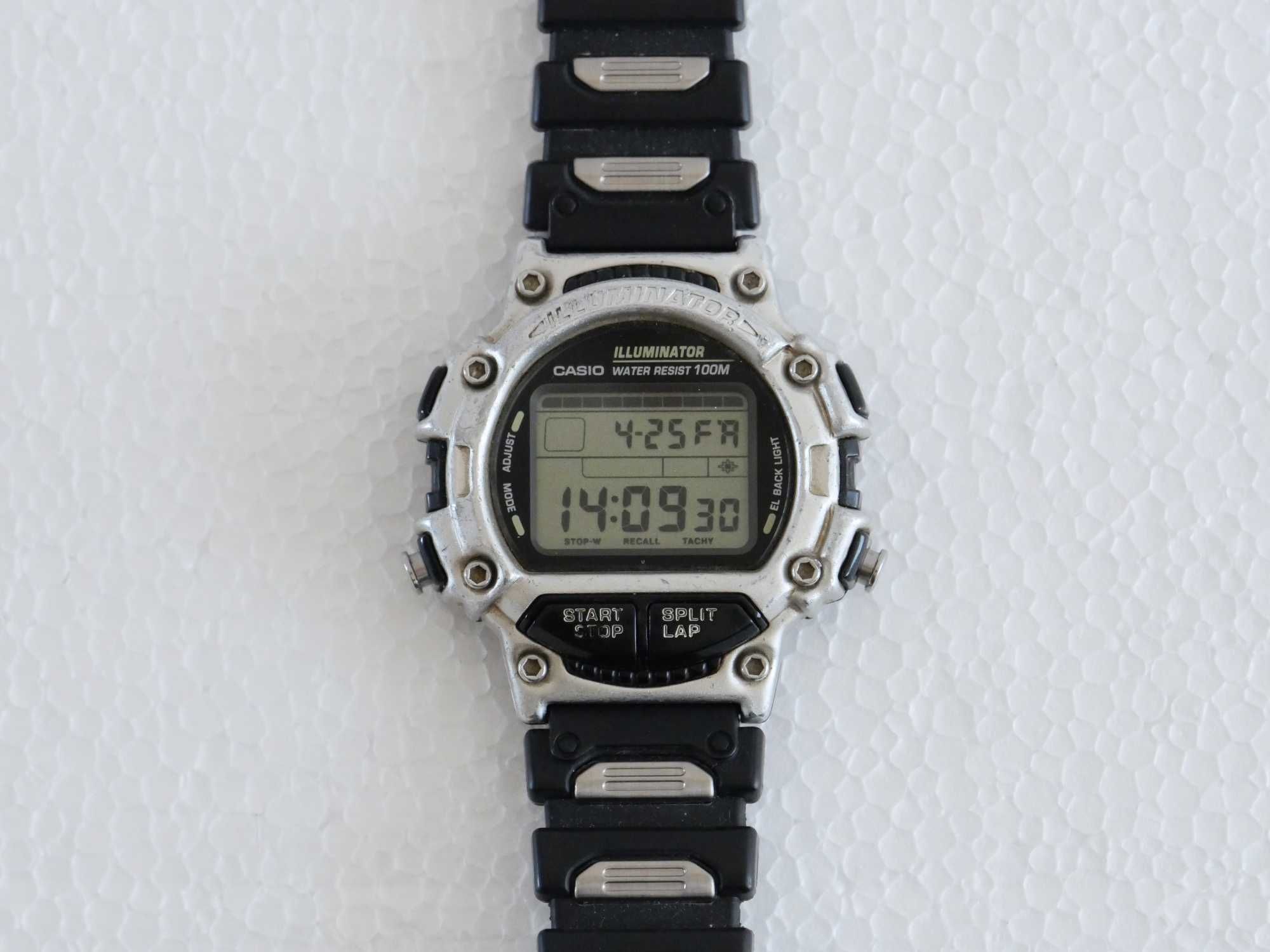 Casio Illuminator 1264 W-782 Relógio Raro Vintage de 1995