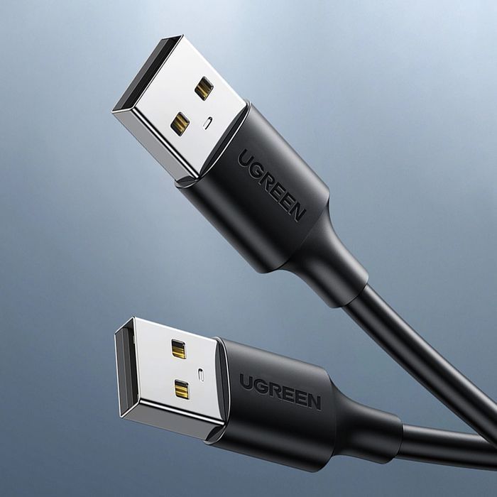 Ugreen kabel USB - USB 2.0 480Mb/s 0.25m czarny (US102)