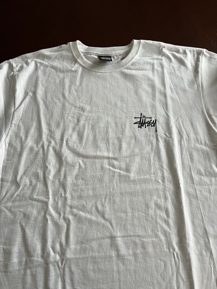 Stussy White Basic T-Shirt