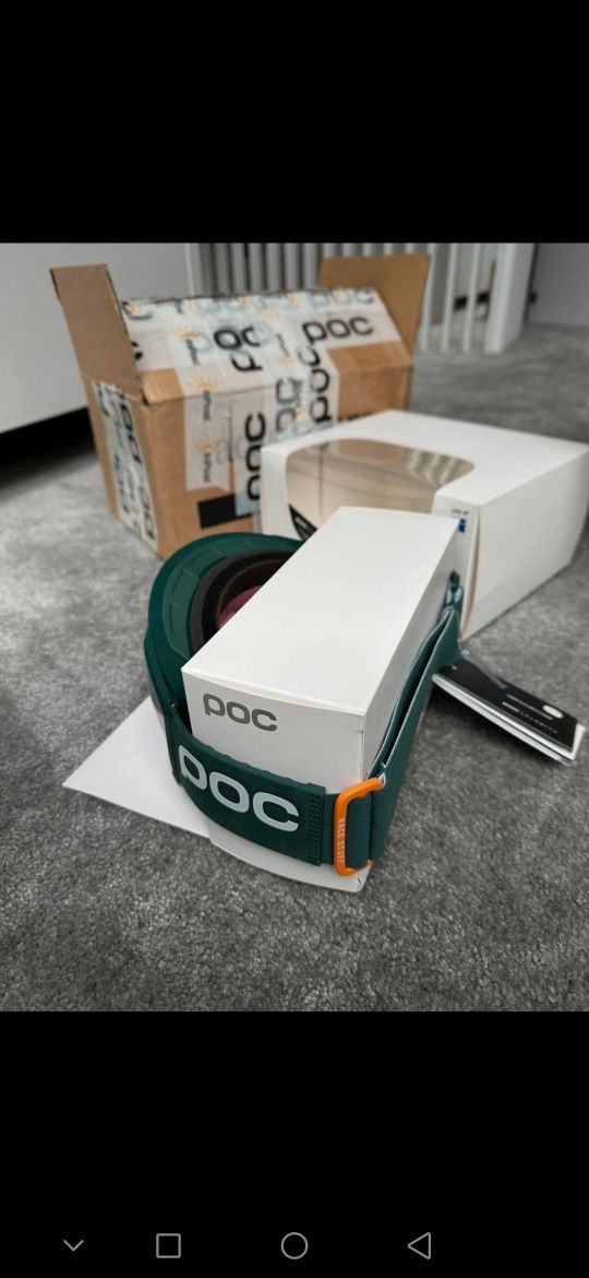 Gogle narciarskie POC Zonula Clarity Comp Moldanite Green