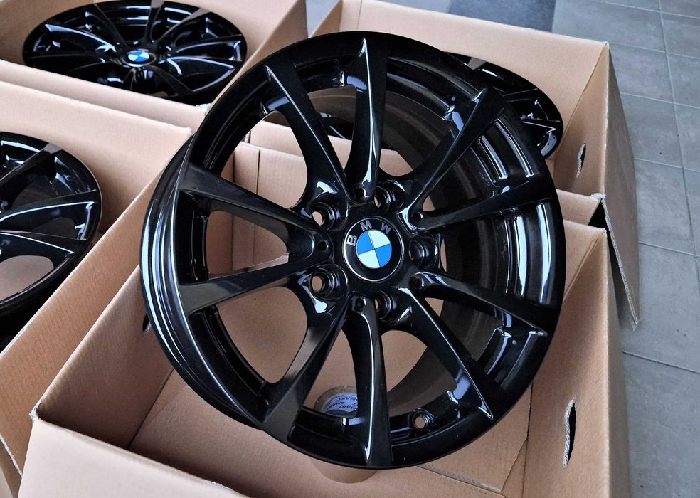 Alufelgi 16 5x120 Czarne ! BMW 1 3 E87 F20 F21 E46 E90 F30 F31 468#