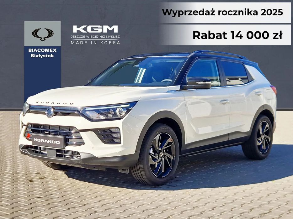 SsangYong/KGM Korando 1.5 Benzyna 163KM AT * Felgi 19" / Kredyt 4.99% lub Leasing 103%