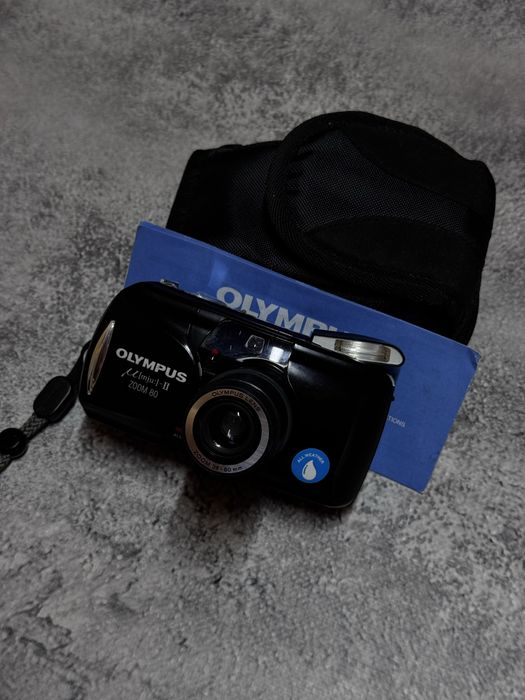Пленочный фотоаппарат Olympus mju ii zoom 80 black