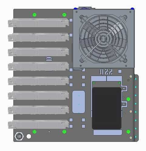 Obudowa serwerowa - 10 dysków / S-CASE 3 ATX RAW