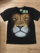 T-shirt, koszulka z nadrukiem 3D świecącym w ciemności, rozmiar M