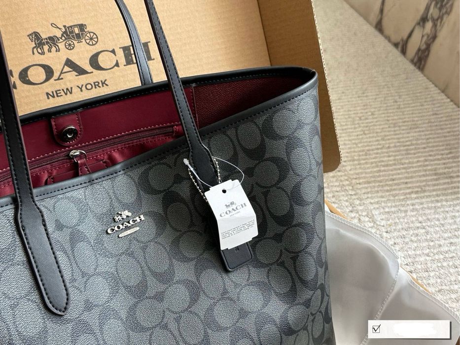 Сумка coach city tote шопер
