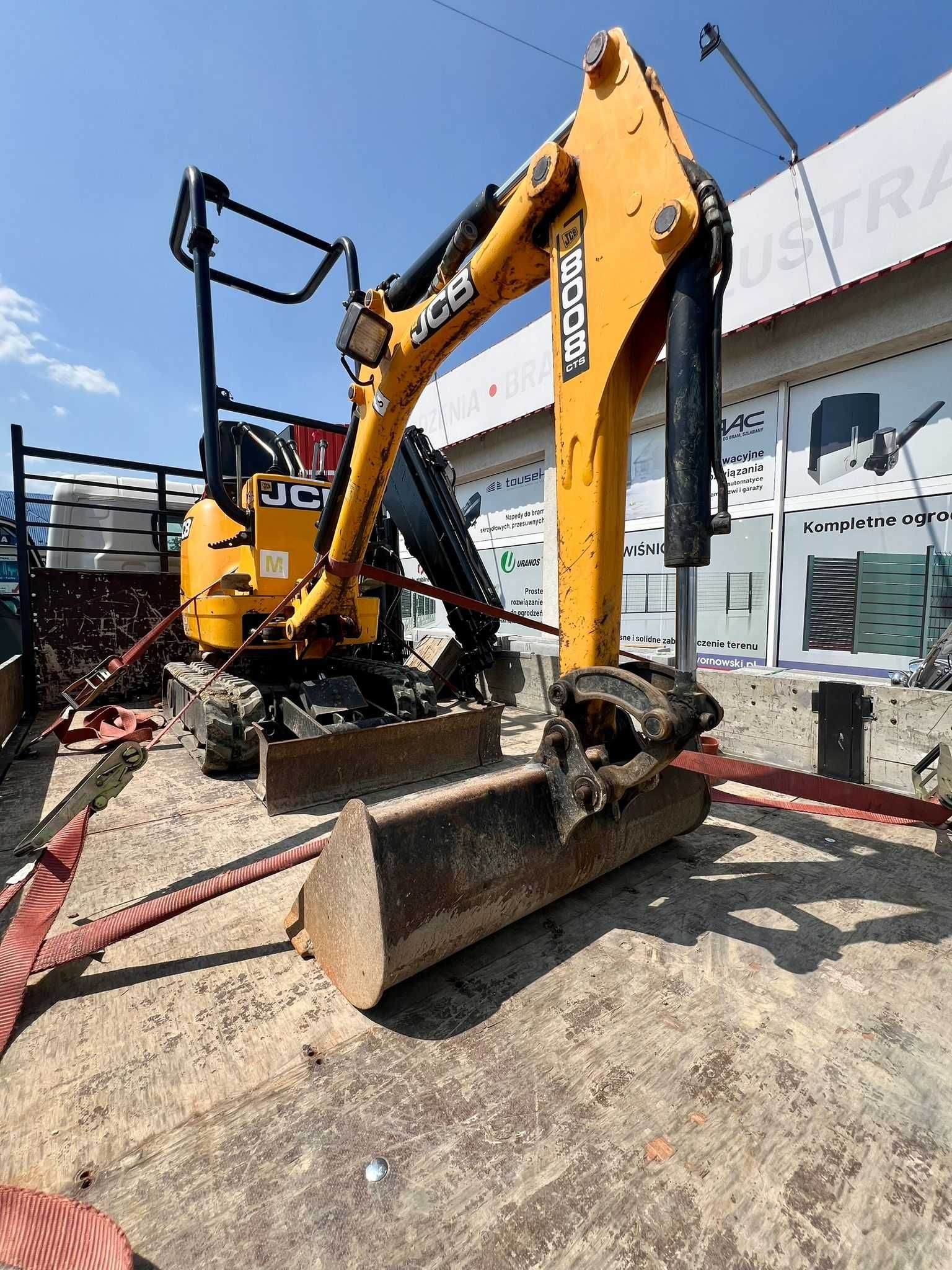Minikoparka JCB 8008 WYNAJEM KOPARKI