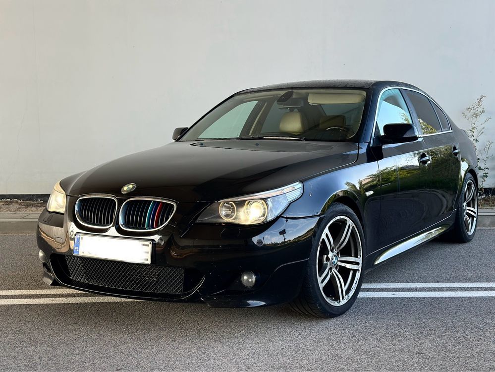 BMW e60 3.0d 218KM 2005r M-Pakiet , xenon, skóry , czujniki PDC