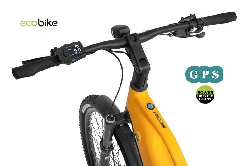 Rower elektryczny Ecobike Expedition Yellow SUV z bat.30Ah+UbezpAC+GPS