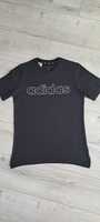 Adidas bluzka koszulka sportowa T Shirt czarna 164cm