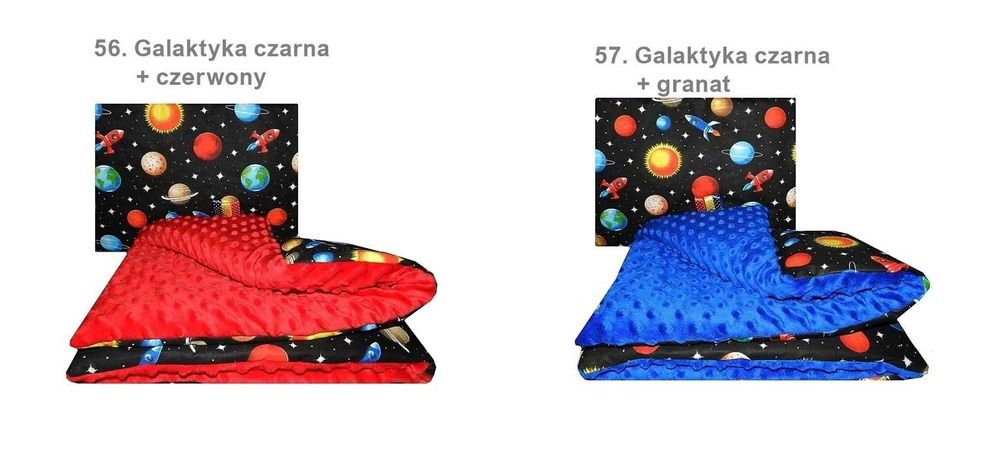 Koc Kocyk Minky 100x135 + Poduszka Przedszkolaka Belbi