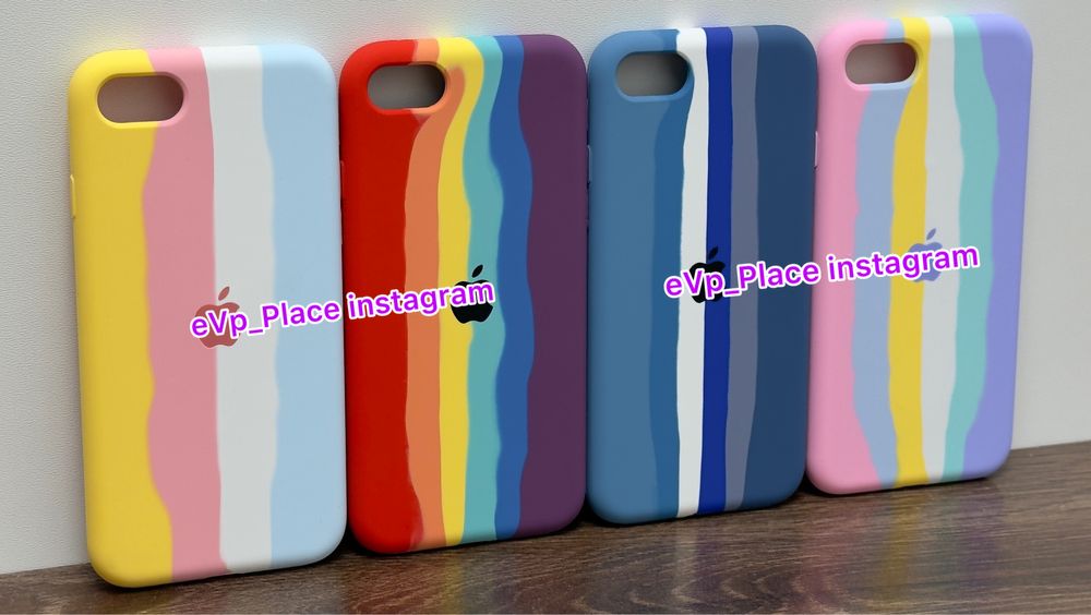 Чохол IPhone 8 SE Rainbow чехол 7 айфон