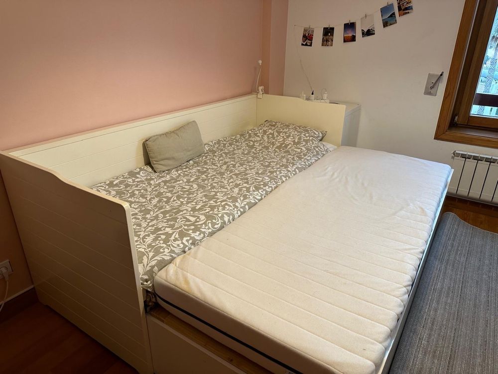 Cama de solteiro com gavetão