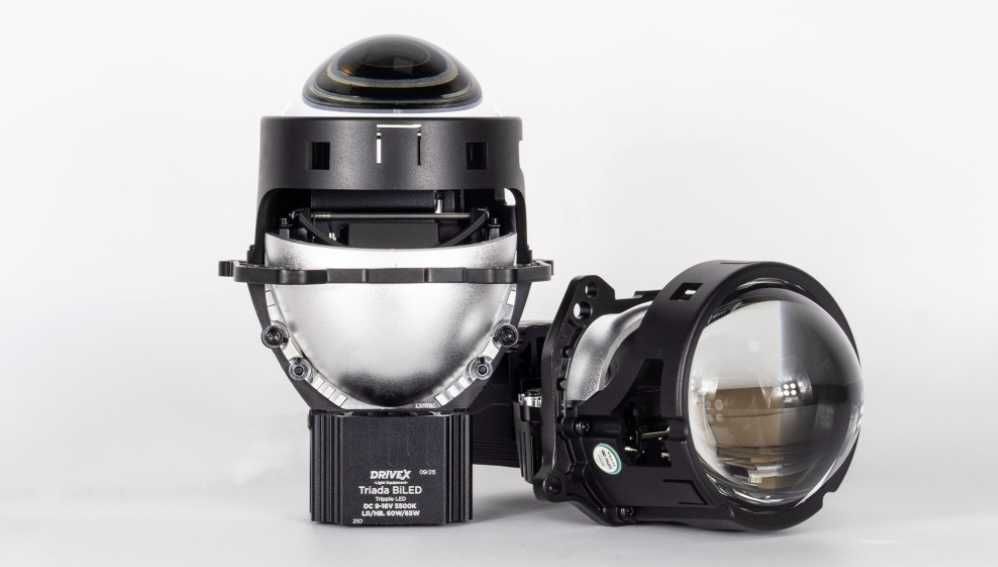 Светодиодные линзы DriveX BiLED Triada 3.0 60/65W 5500K