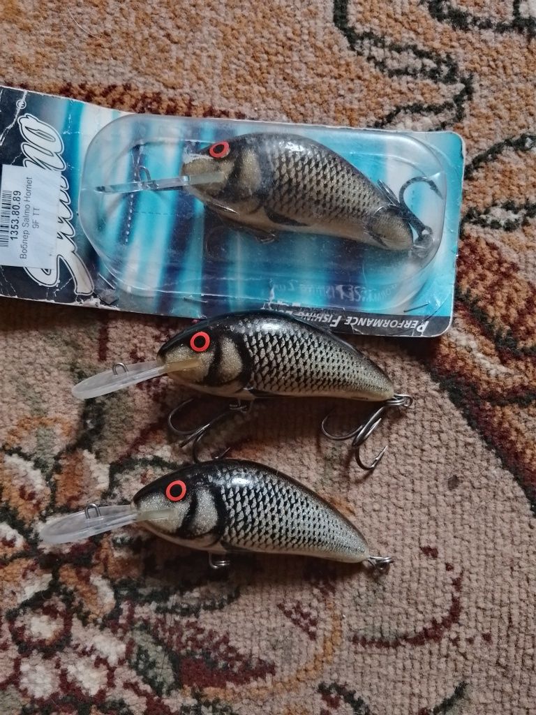 Воблери Salmo minnow hornet whitefish boxer pike slider warrior perch