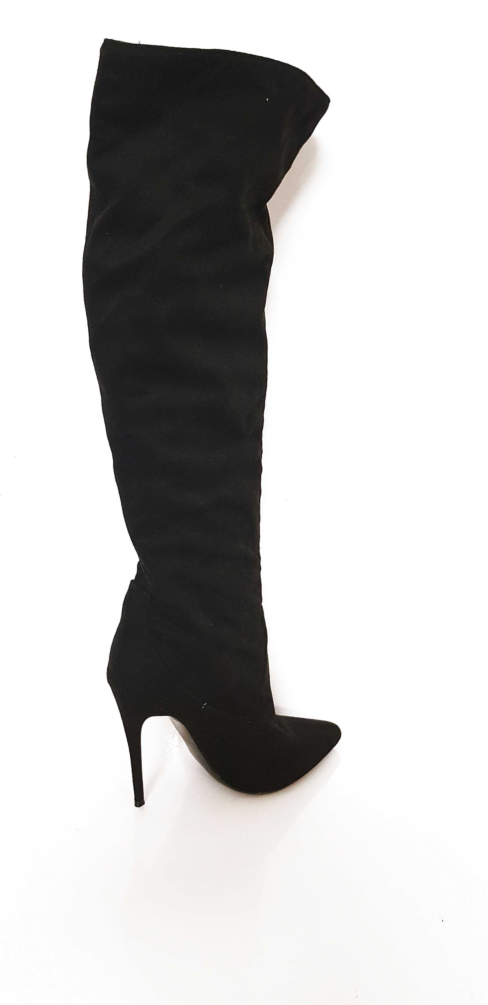 Kozaki damskie stretch Primadonna Collection czarne szpilka rozmiar 37