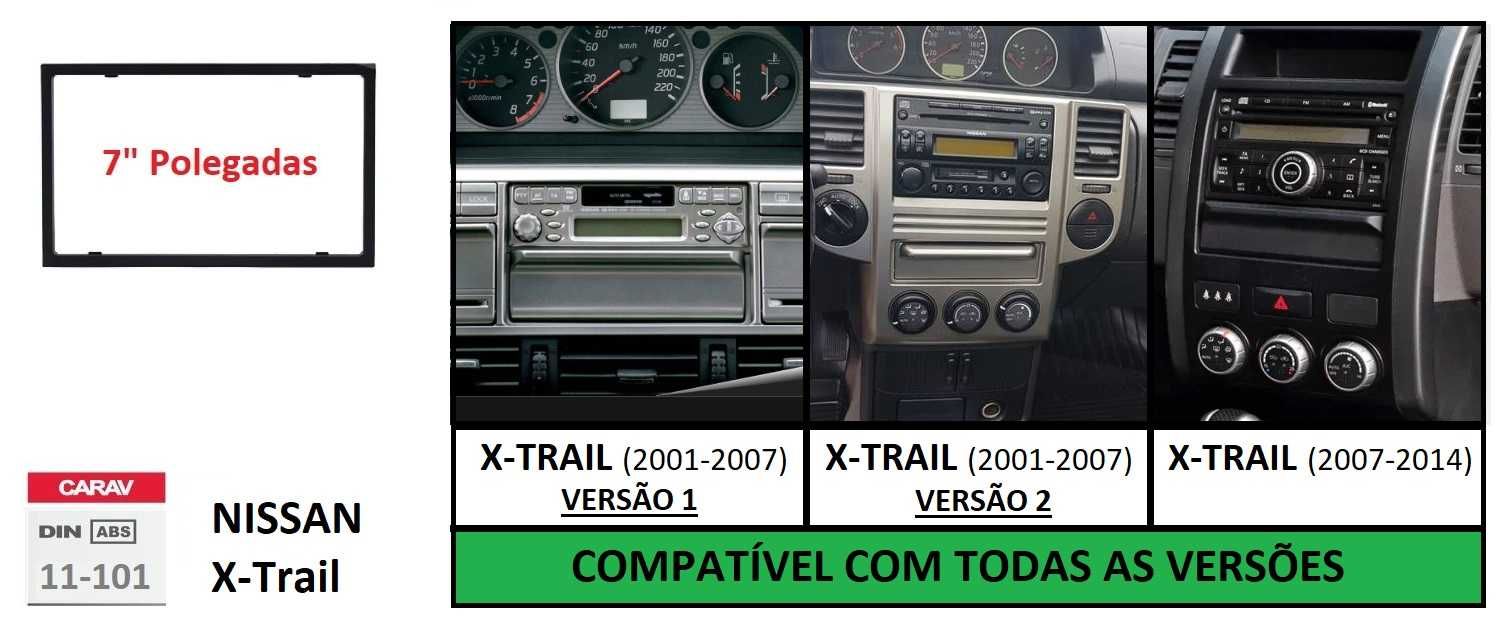 (NOVO) Rádio 2DIN • NISSAN X-Trail (2001 até 2019) • Android XTRAIL