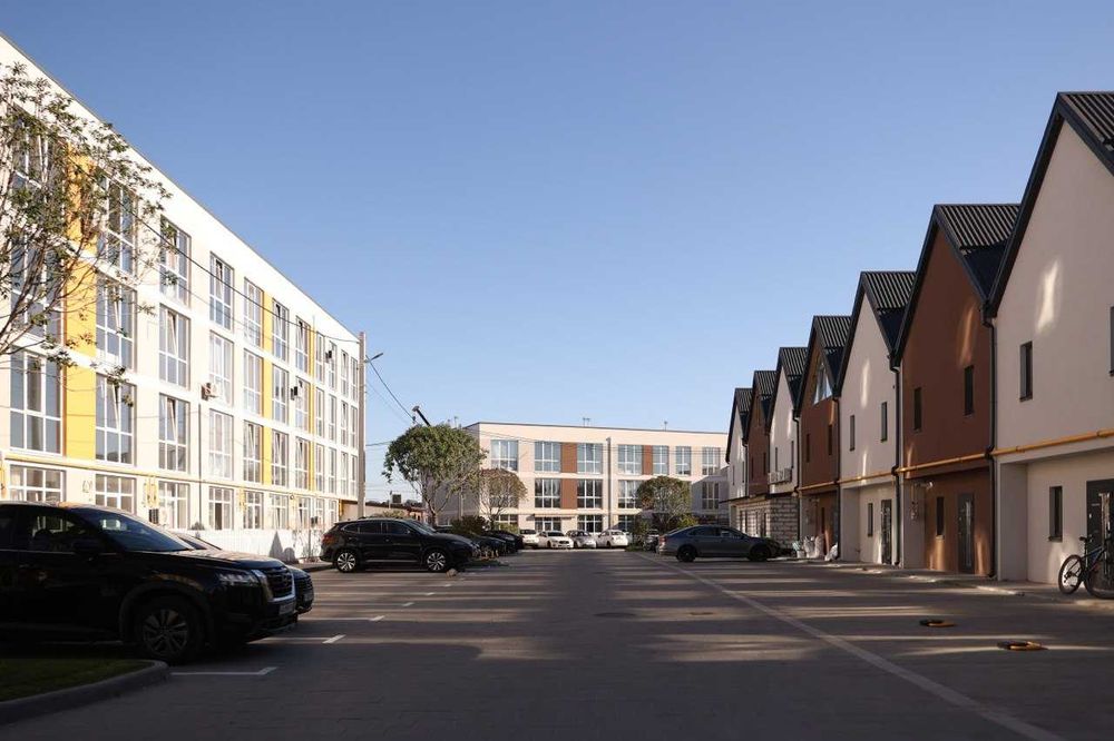 Велика квартира 55 м² із вітальнею та кухнею-їдальнею ЖК Sanville Park
