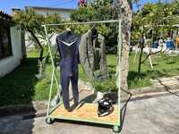 Charriot de cabides bengaleiro robusto, wetsuits rack