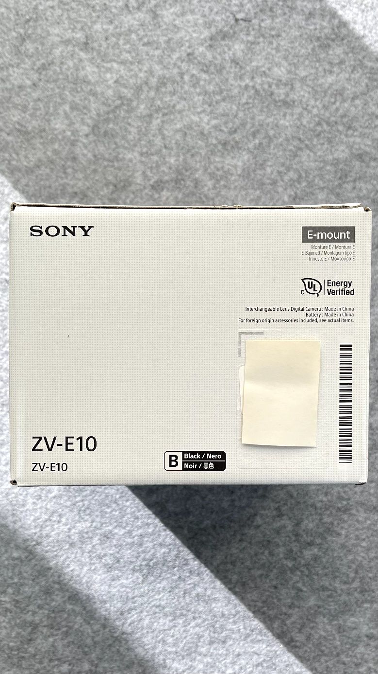 Sony ZV-E10 kit 16-50mm Black. Нові. Гар.12міс.