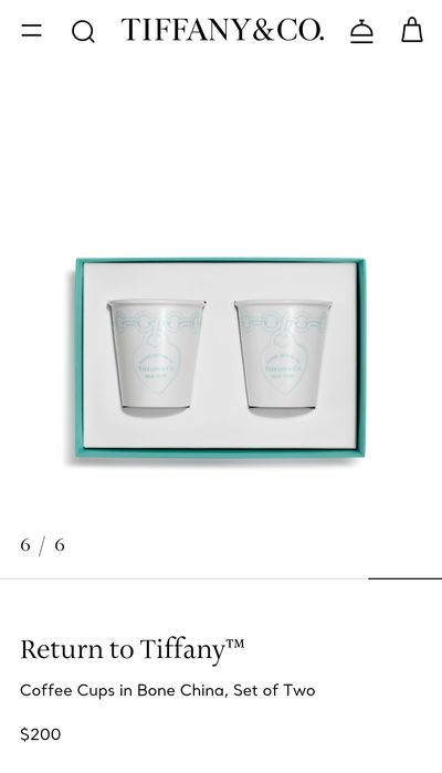 Kubki od Tiffany & Co