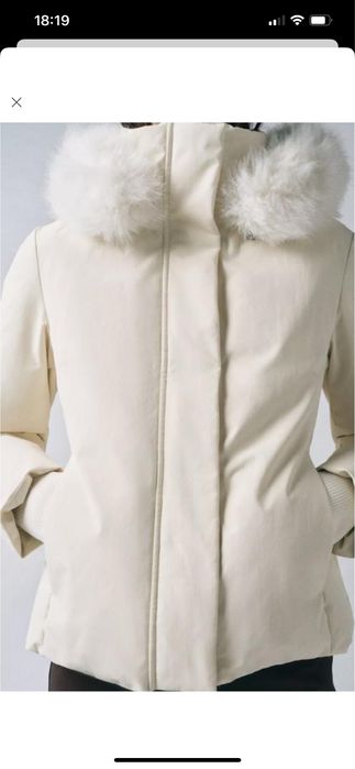 Пуховик zara у дуже гарному кольорі
