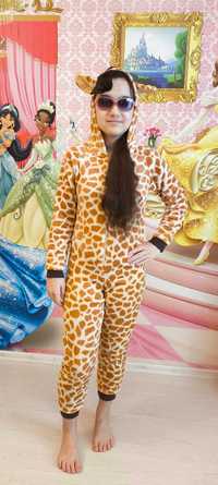 Продам детский кигуруми жираф с ушками пижама велюр
