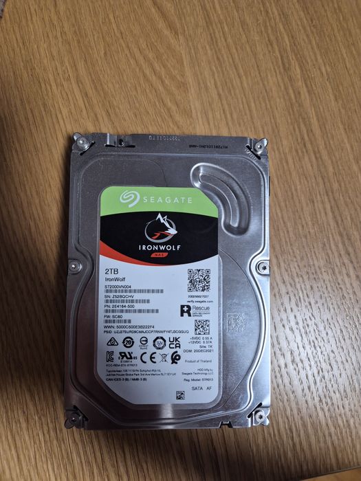 Dysk Twardy Seagate Ironwolf 2TB NAS stan idealny