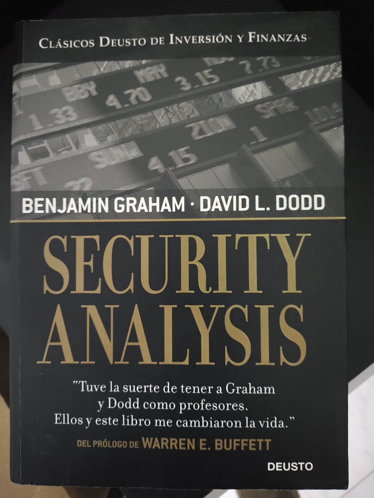 Livro: Security Analysis - Benjamin Graham (versão espanhola)