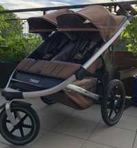 Thule Urban Glide 2 Double jasno brązowy