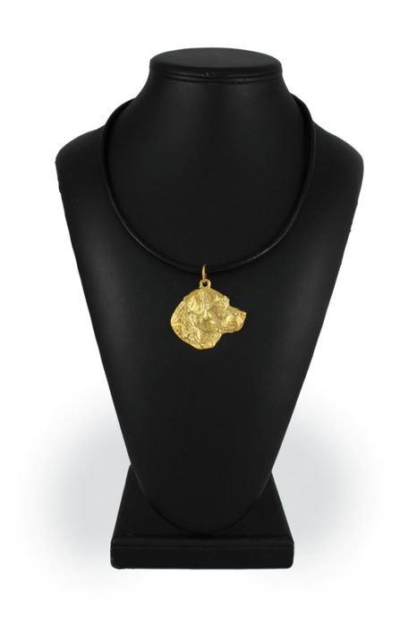 Labrador Retriever naszyjnik pozłocony w pudełku Art-Dog