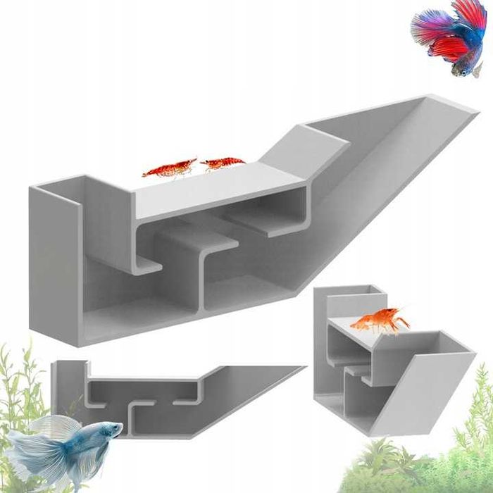 Kryjówka dla krewetek do podłoża Prawostronna Ozdoba akwarium Dekoracj