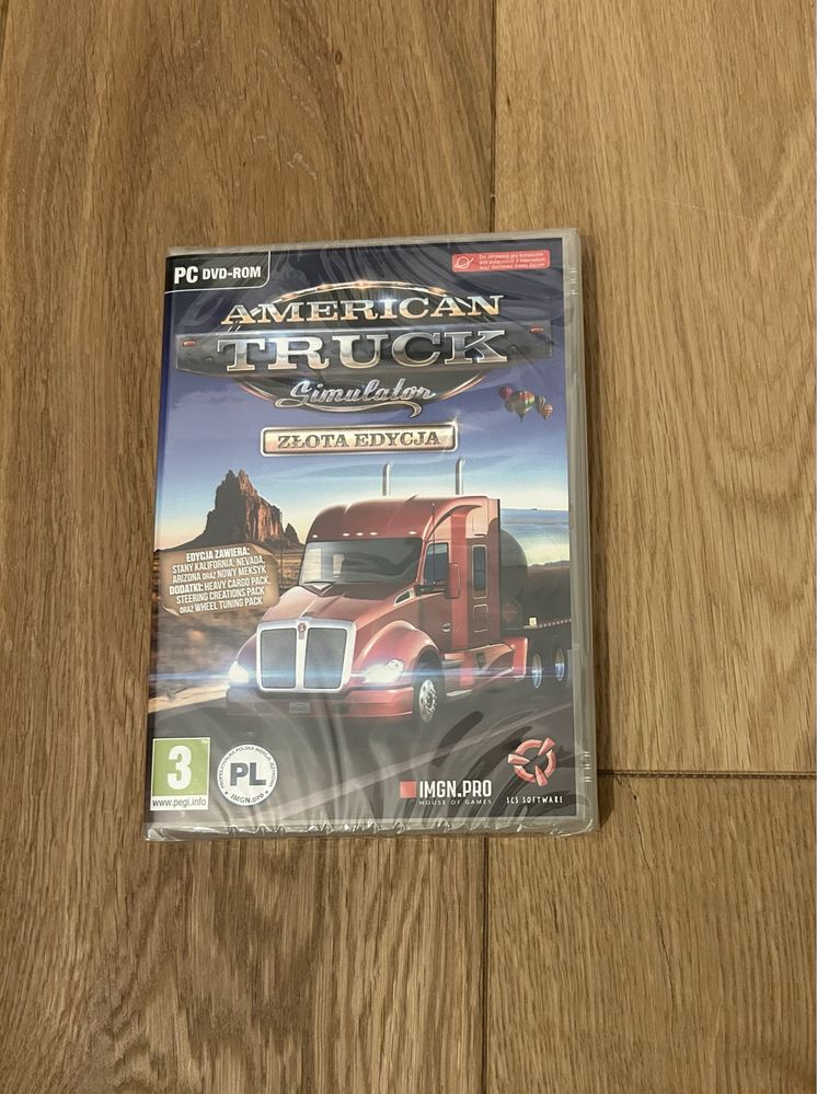 American truck simulator złota edycja pc nowa folia