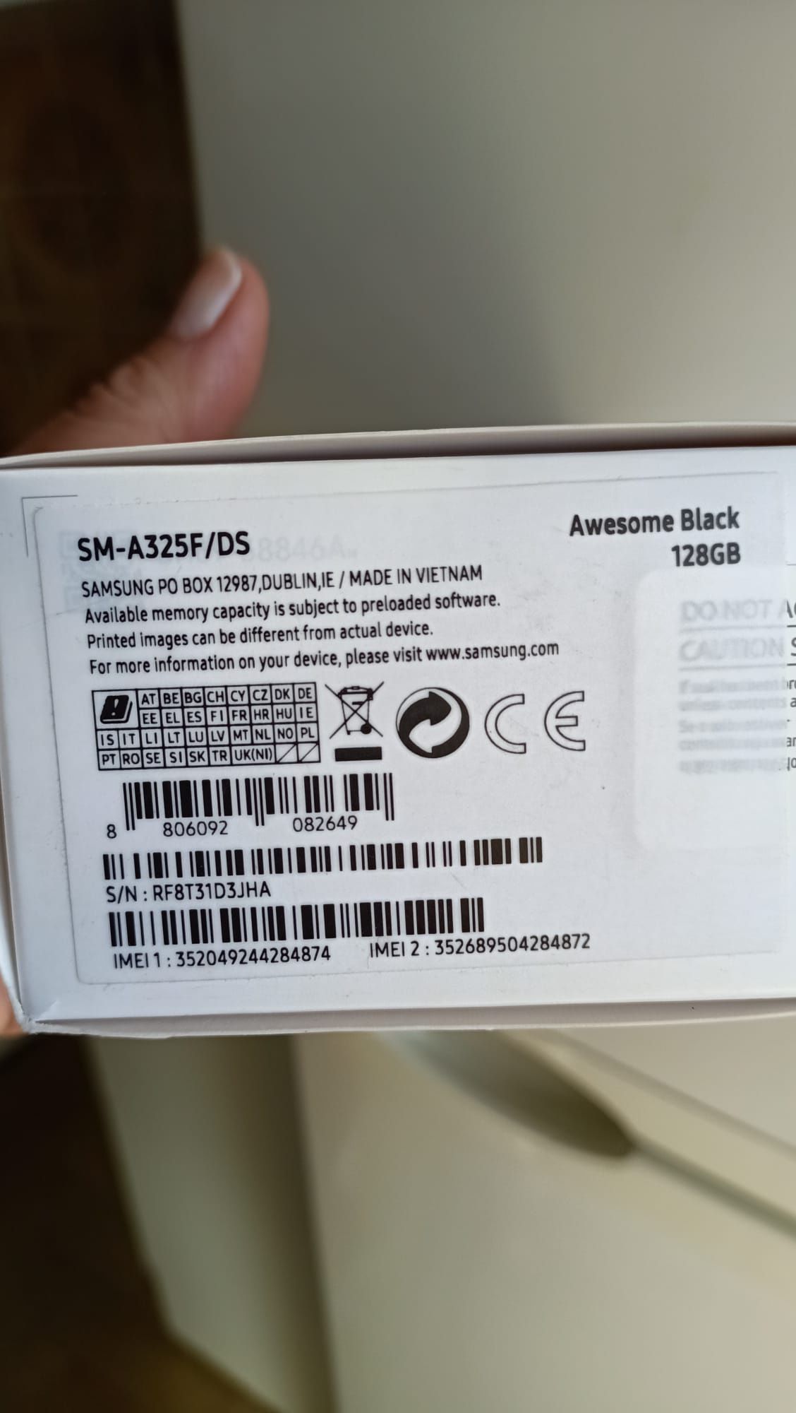 Samsung A32 4G - Nunca Usado (Operadora: Vodafone) - 128GB