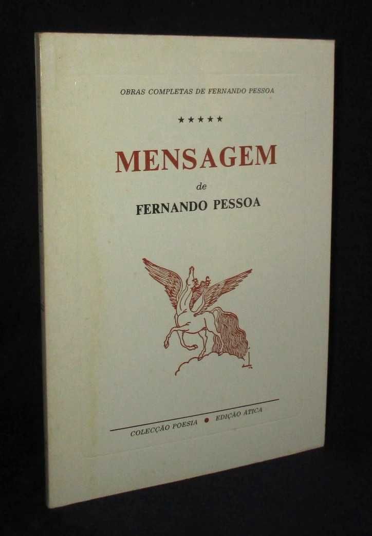 Livro Mensagem de Fernando Pessoa Ática Colecção Obras Completas
