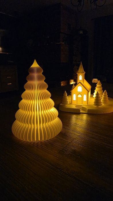 Dekoracja lampiony kościół