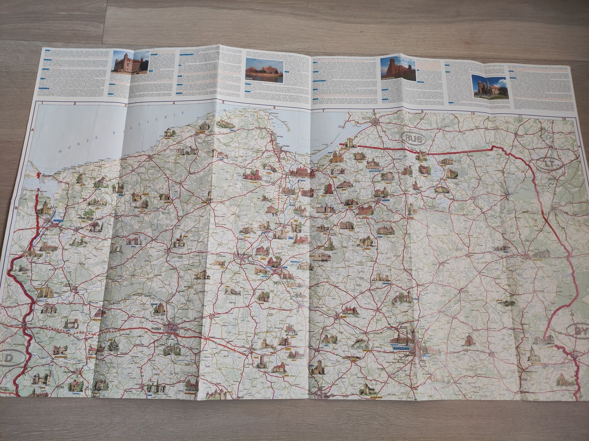 Zestaw mapy Polski National Geographic