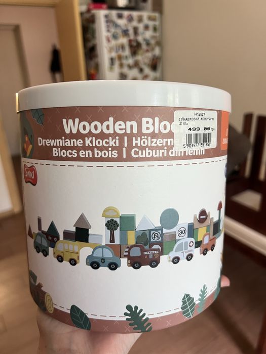 Дерев'яний конструктор, Smiki, Місто, 50 елементів