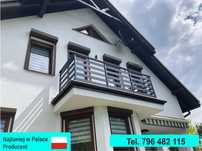 Aluminiowa balustrada balustrady ze stali nierdzewnej barierki inox