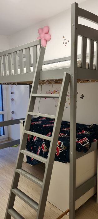 Łóżko piętrowe antresola 90 x 180