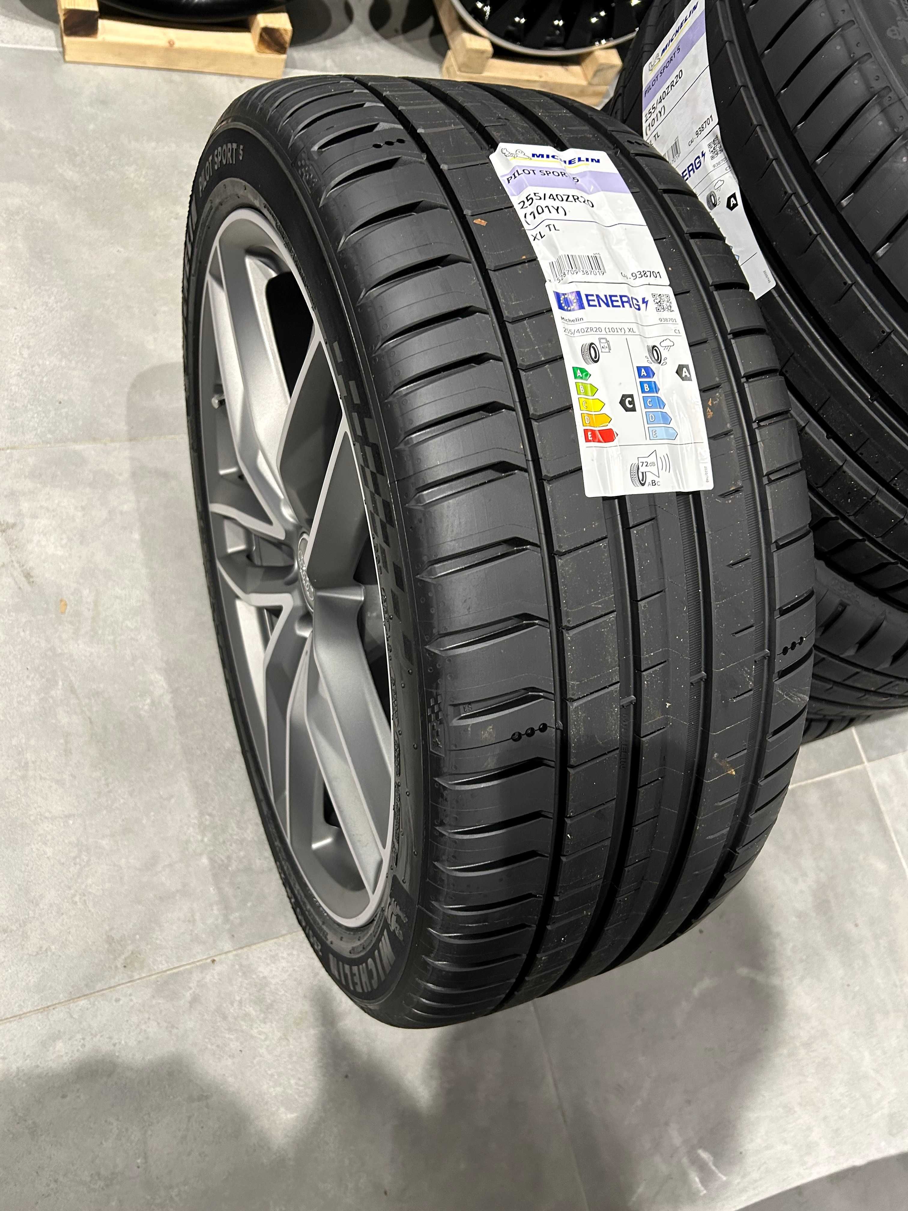 Oryginalne koła letnie 20 5x112 Audi A6 C8 Michelin 255/40R20