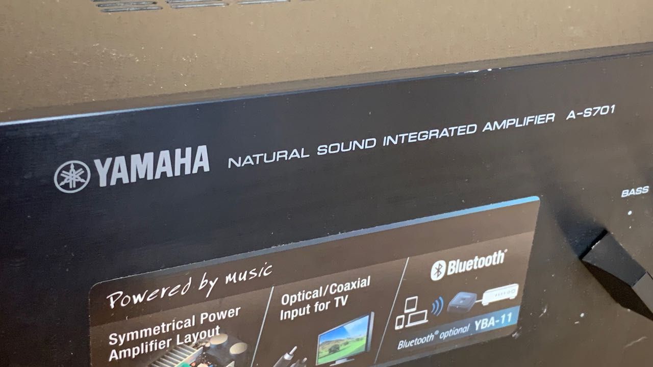 YAMAHA A-S701 - zintegrowany wzmacniacz STEREO czarny - OKAZJA!