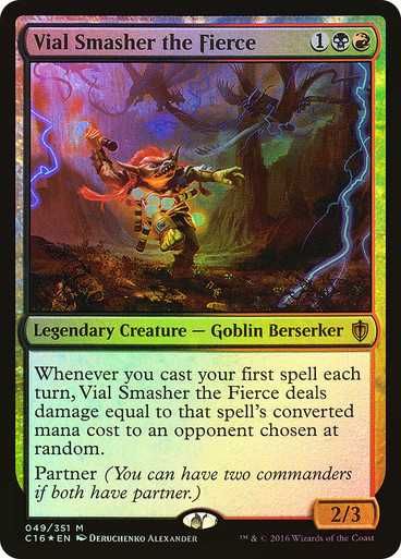 Magic The Gathering карта Vial Smasher the Fierce (Foil) мтг mtg